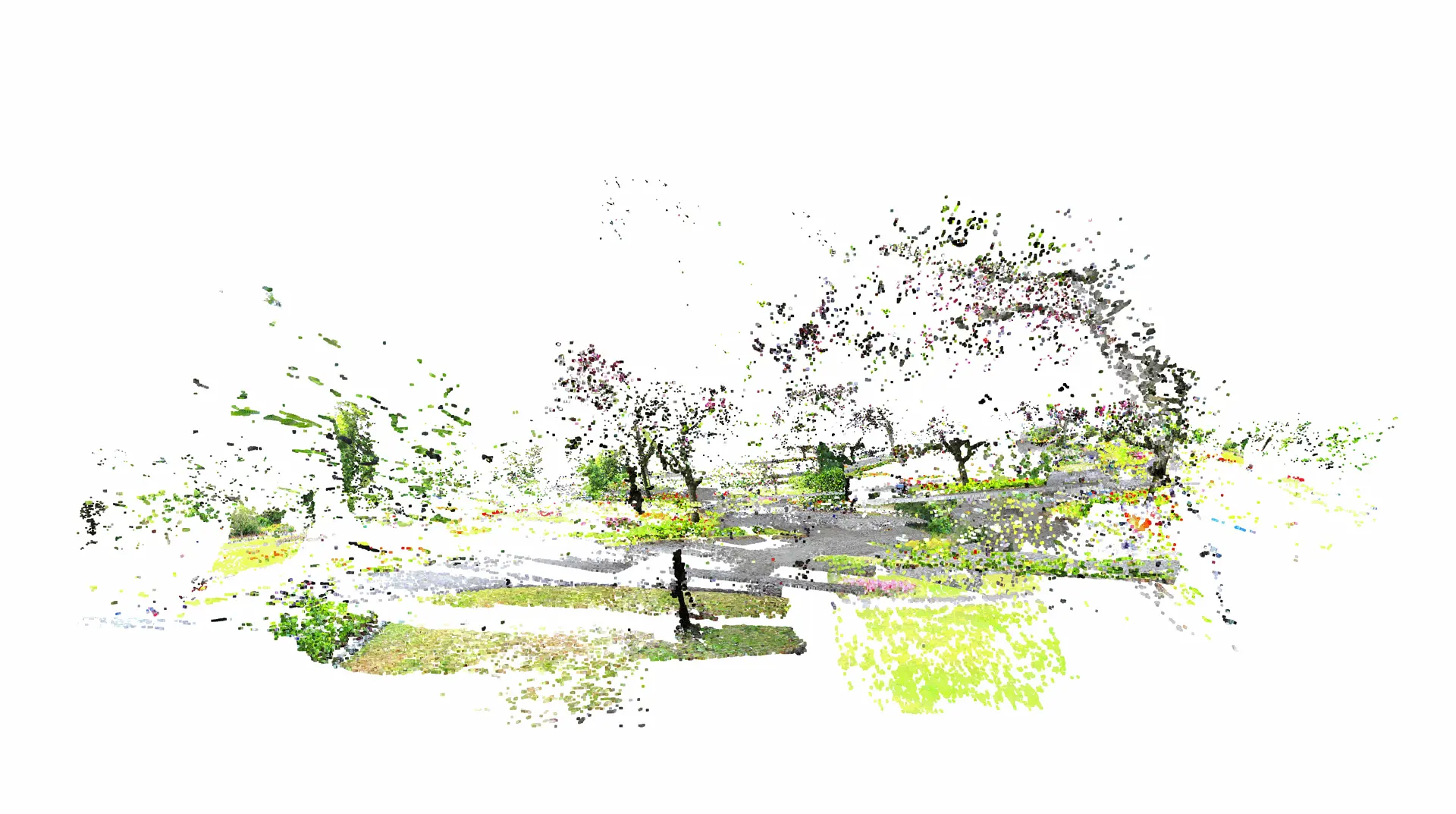 Saint Stephen Green Parck, série Walk in Dublin , par Guilin. 2024. Art contemporain.