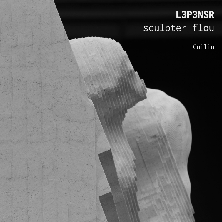 Livret "Sculpter Flou L3P3NSR" par Guilin. 2024. Art contemporain.